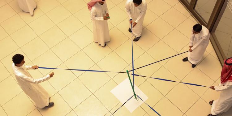 High school students during an activity in the Star Leaders Program 